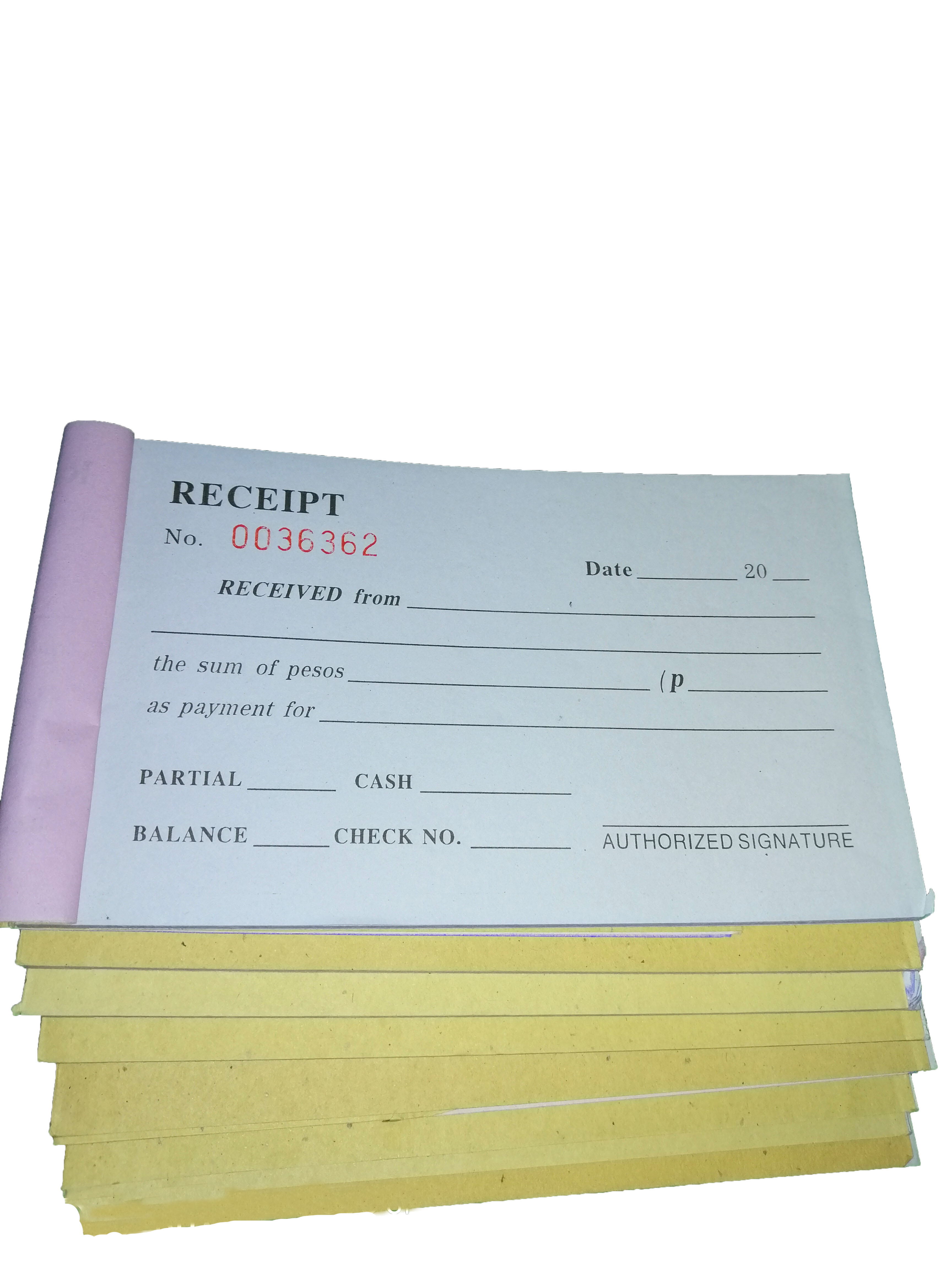 Custom Printed Receipt Books image 3