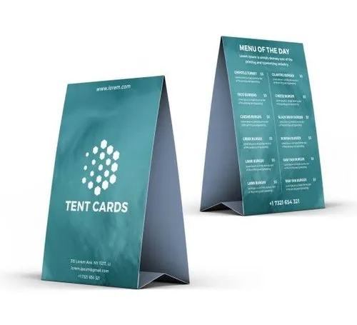 Tent Card Printing image 2